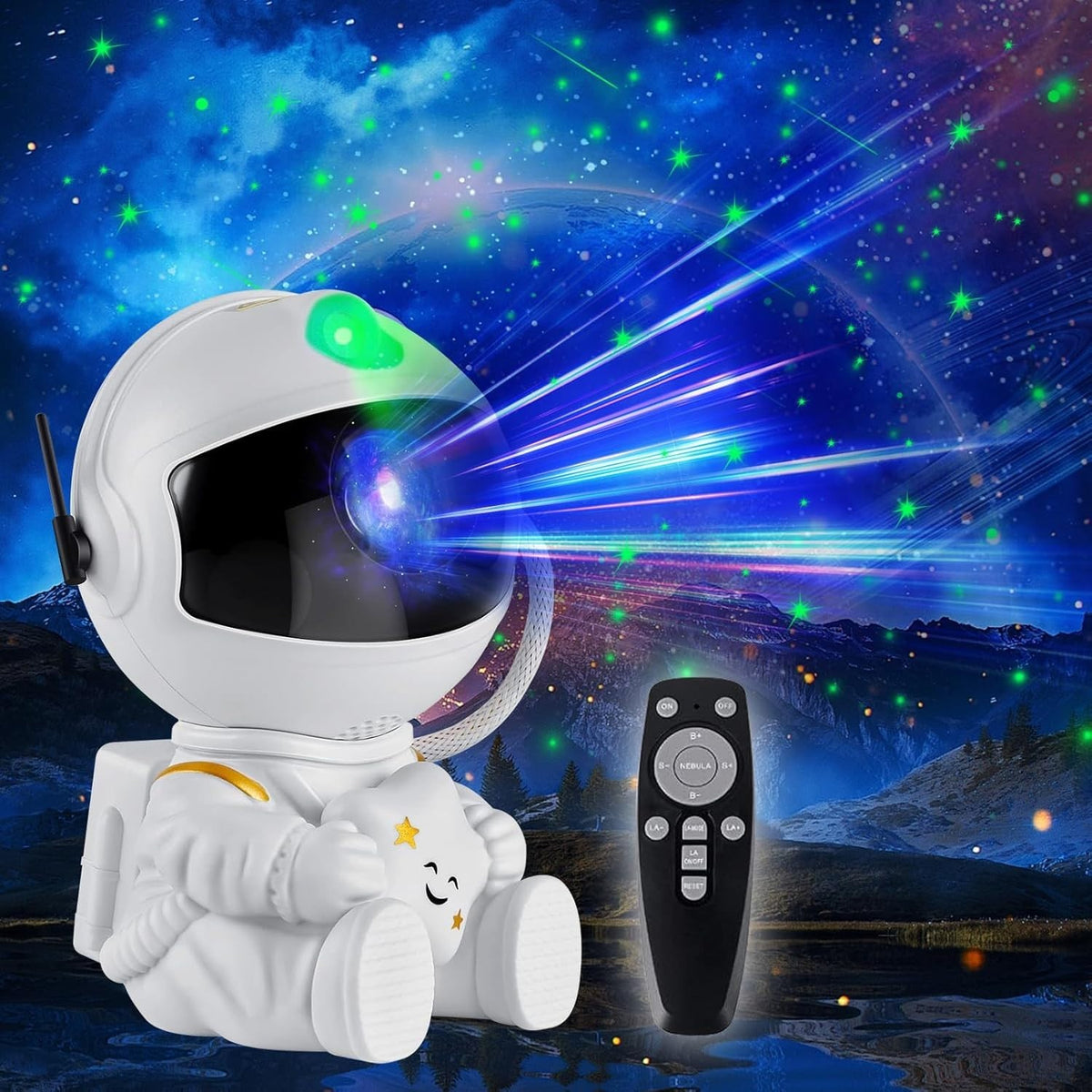 Astronaut Galaxy Star Projector with remote control